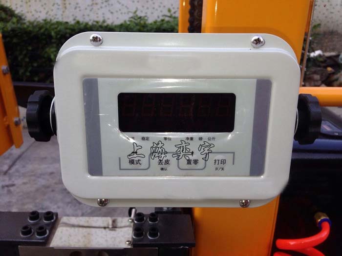 多功能電動翻轉(zhuǎn)倒桶車稱重顯示器